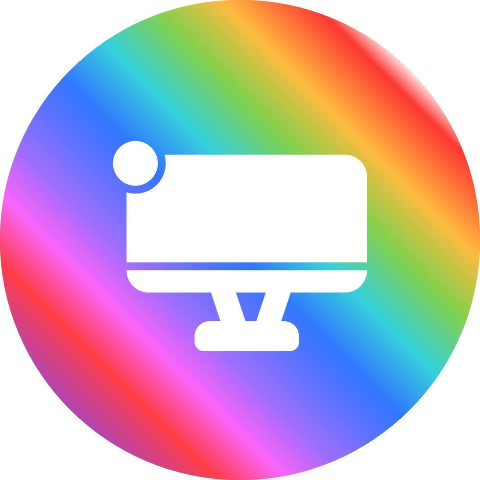 monitor de icono de vector