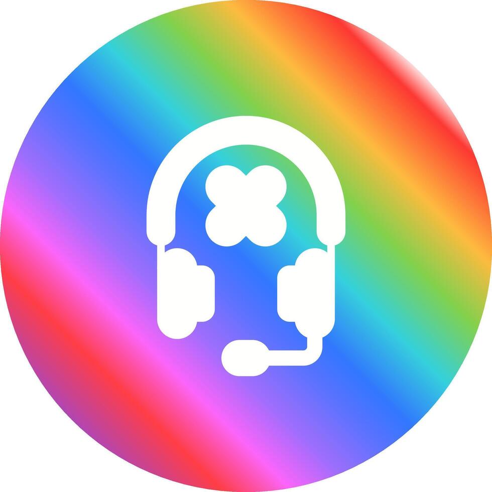 música auriculares vector icono