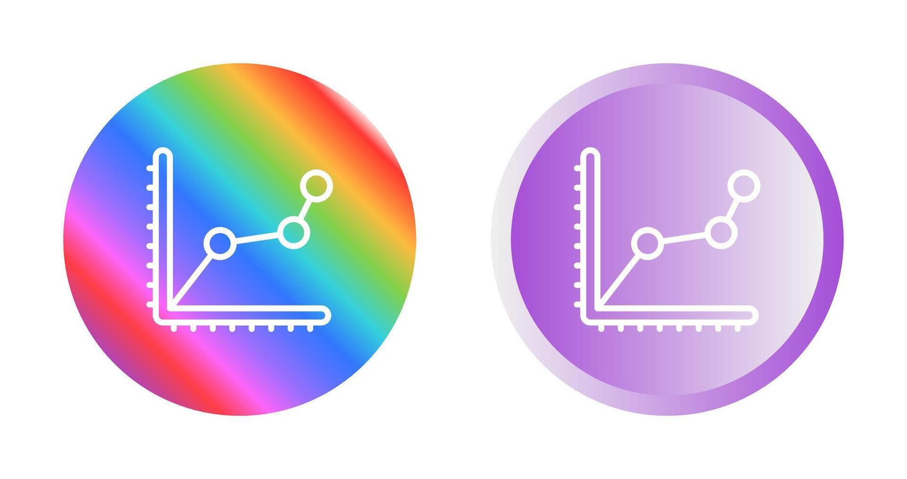 Line Chart Vector Icon