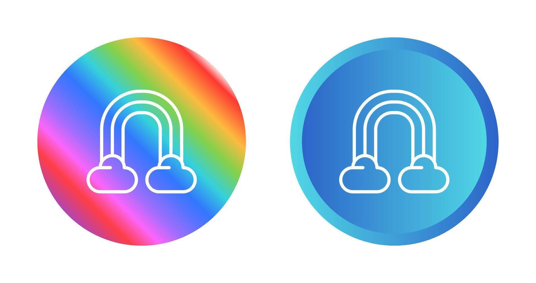 icono de vector de arco iris