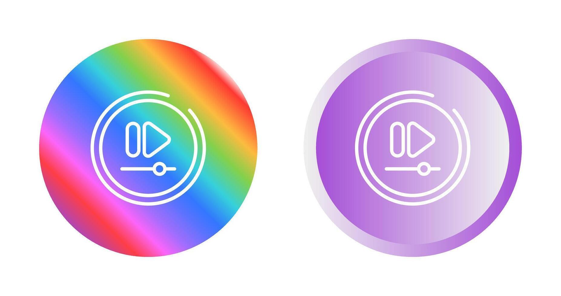 Video Fast Forward Button Vector Icon