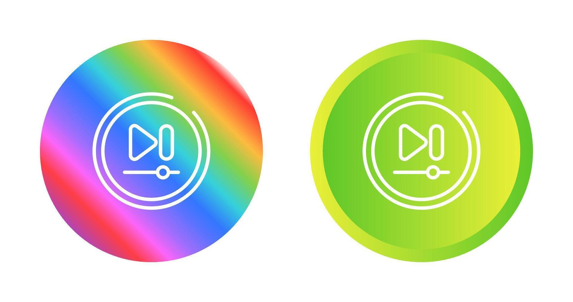 Video Next Track Button Vector Icon