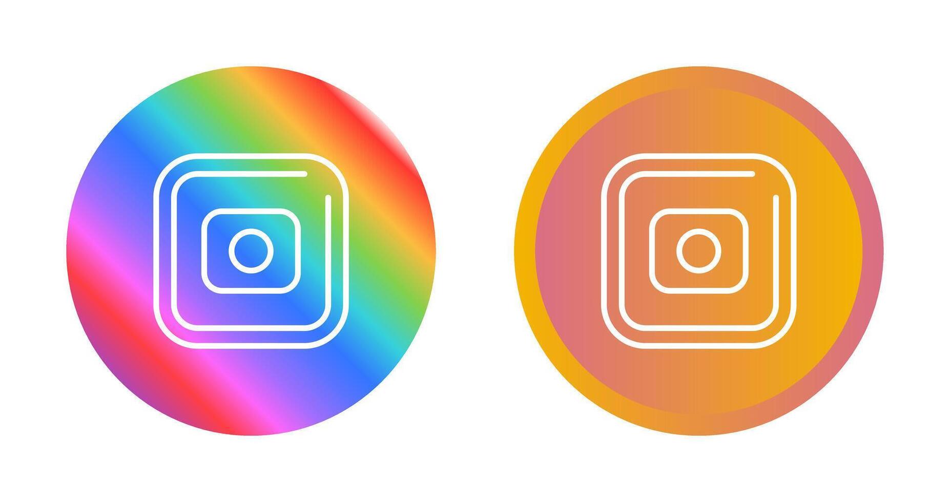 Record Square Vector Icon