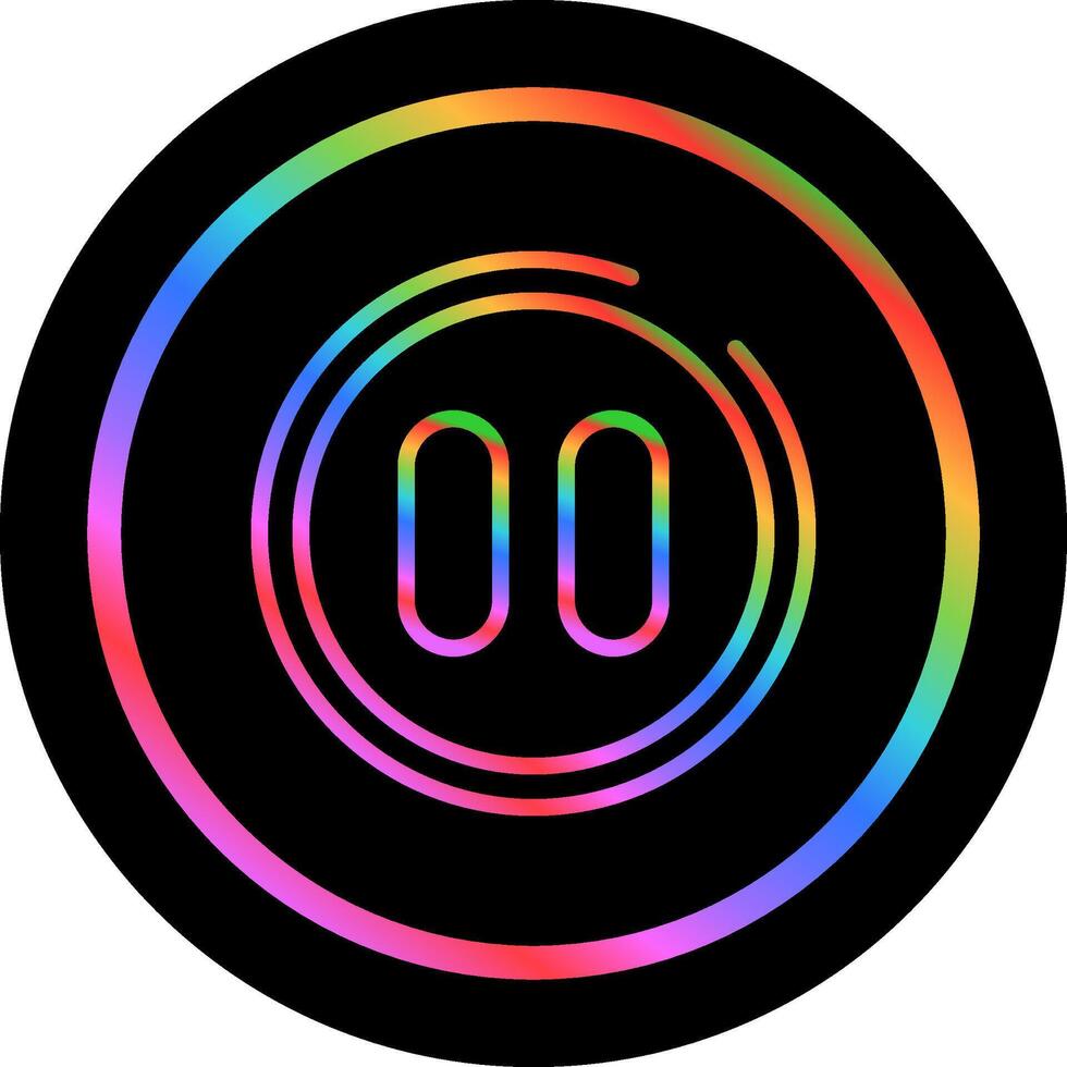 Pause Button Vector Icon