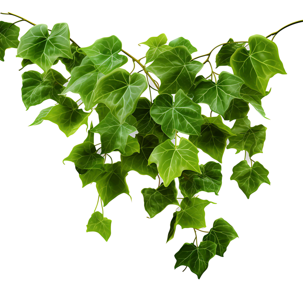 AI generated Green Grape Vine Leaves png