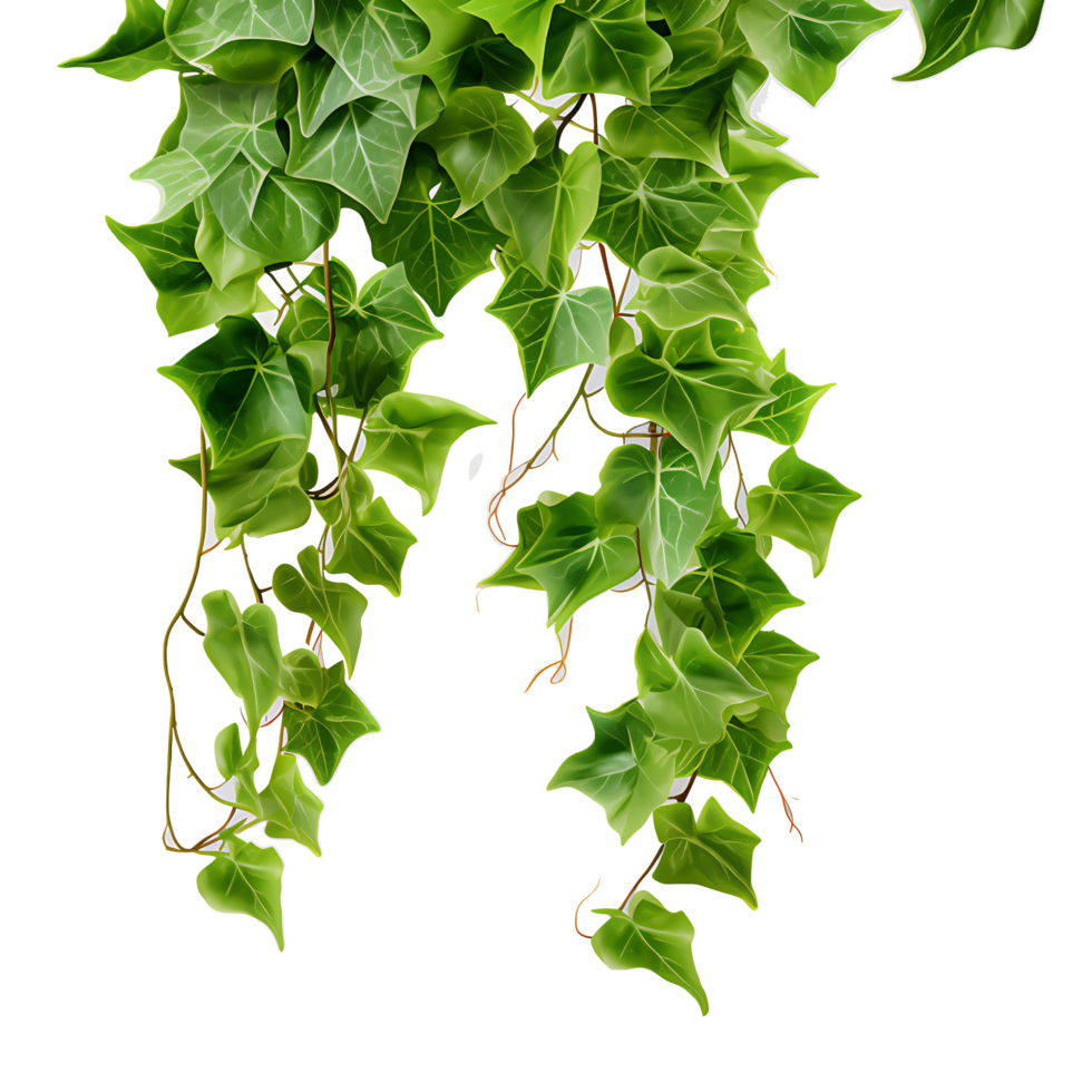 AI generated Green Grape Vine Leaves png