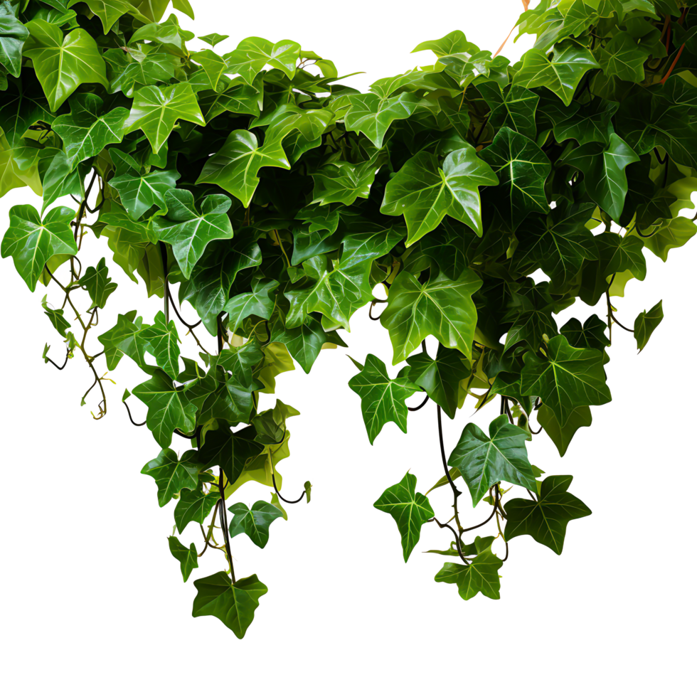 AI generated Green Grape Vine Leaves png