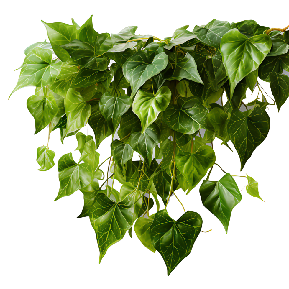 AI generated Green Grape Vine Leaves png