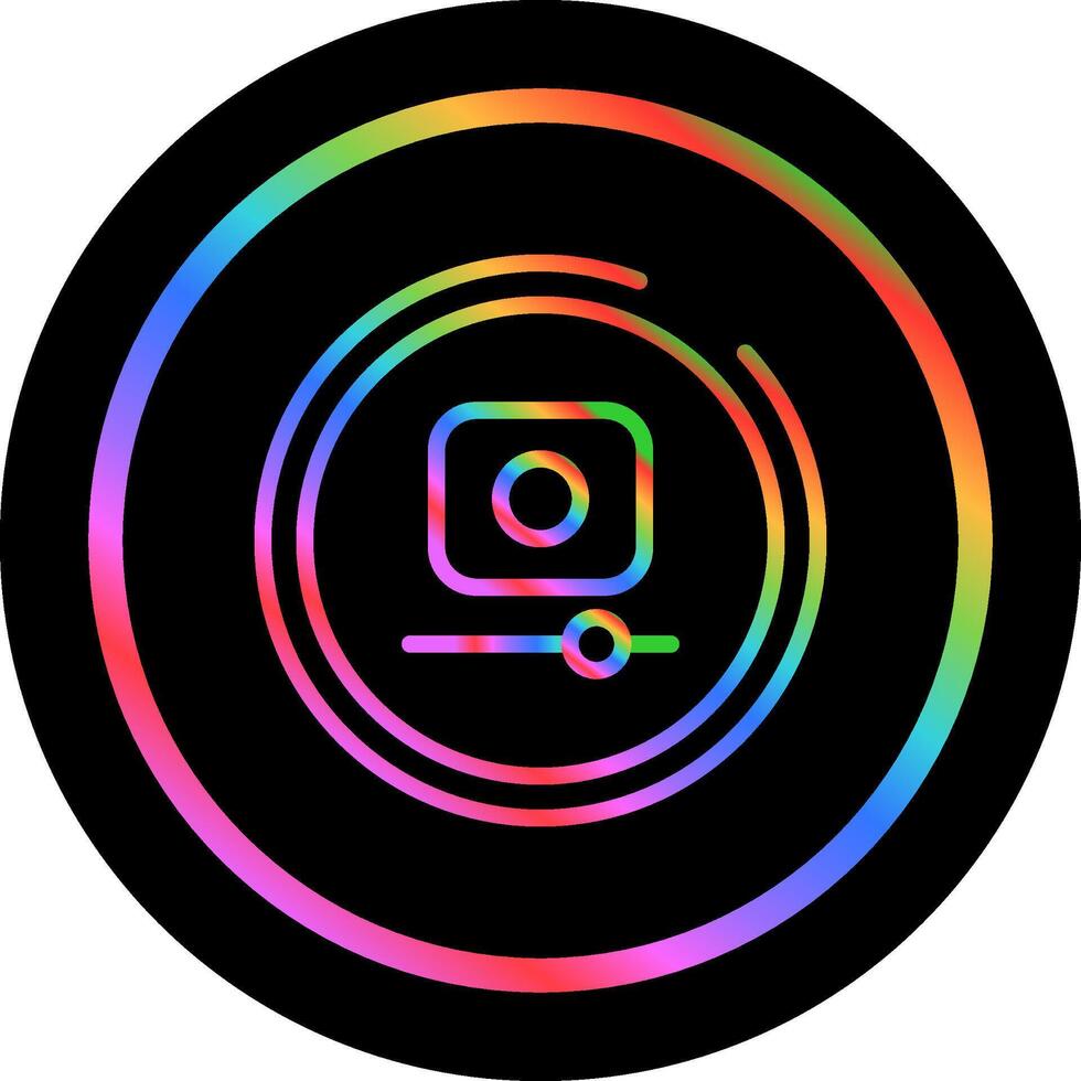 Video Record Button Vector Icon