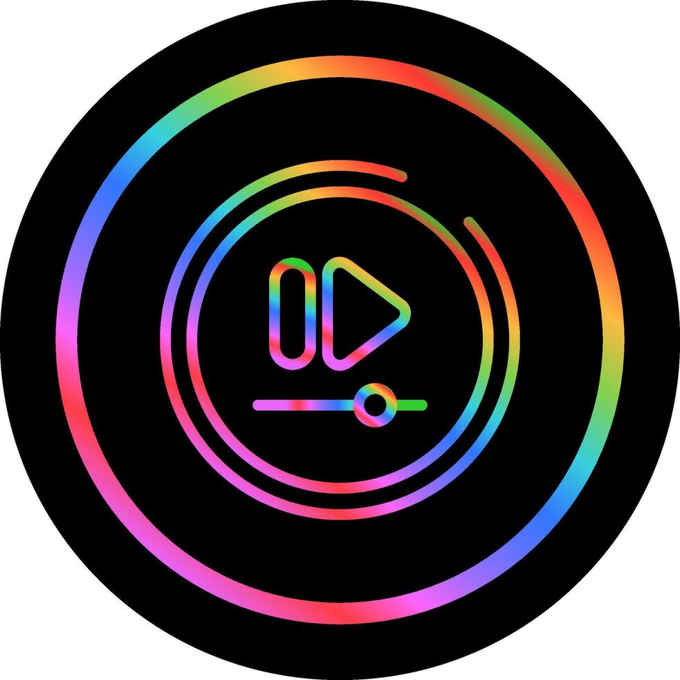 Video Fast Forward Button Vector Icon