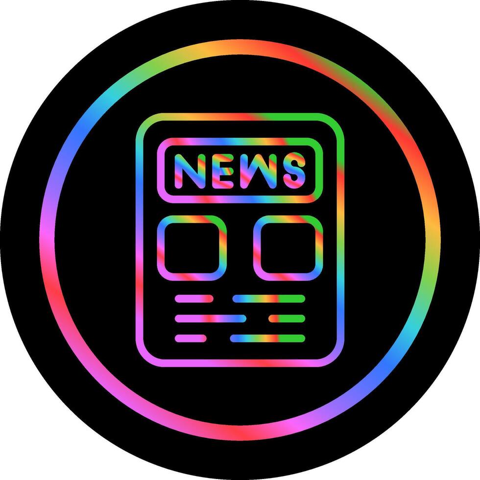 Newspaper Vector Icon