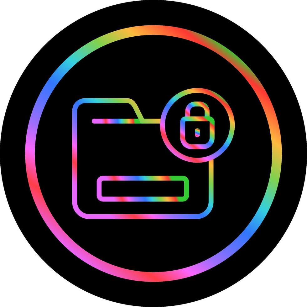 Document Encryption Vector Icon