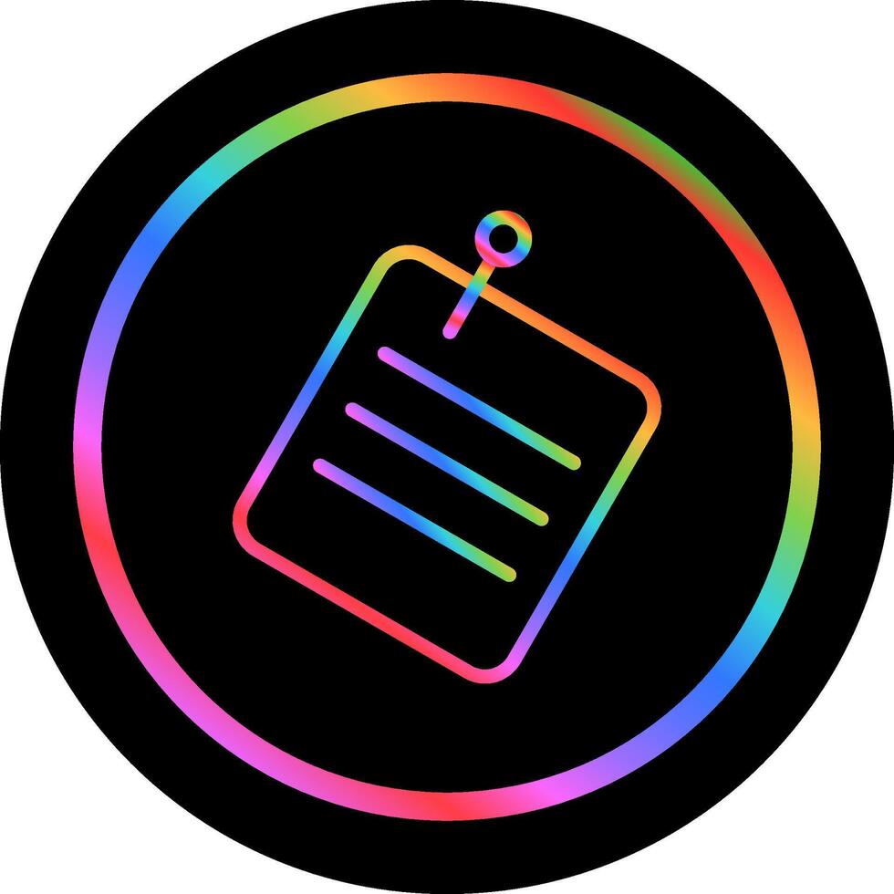 Memo Vector Icon