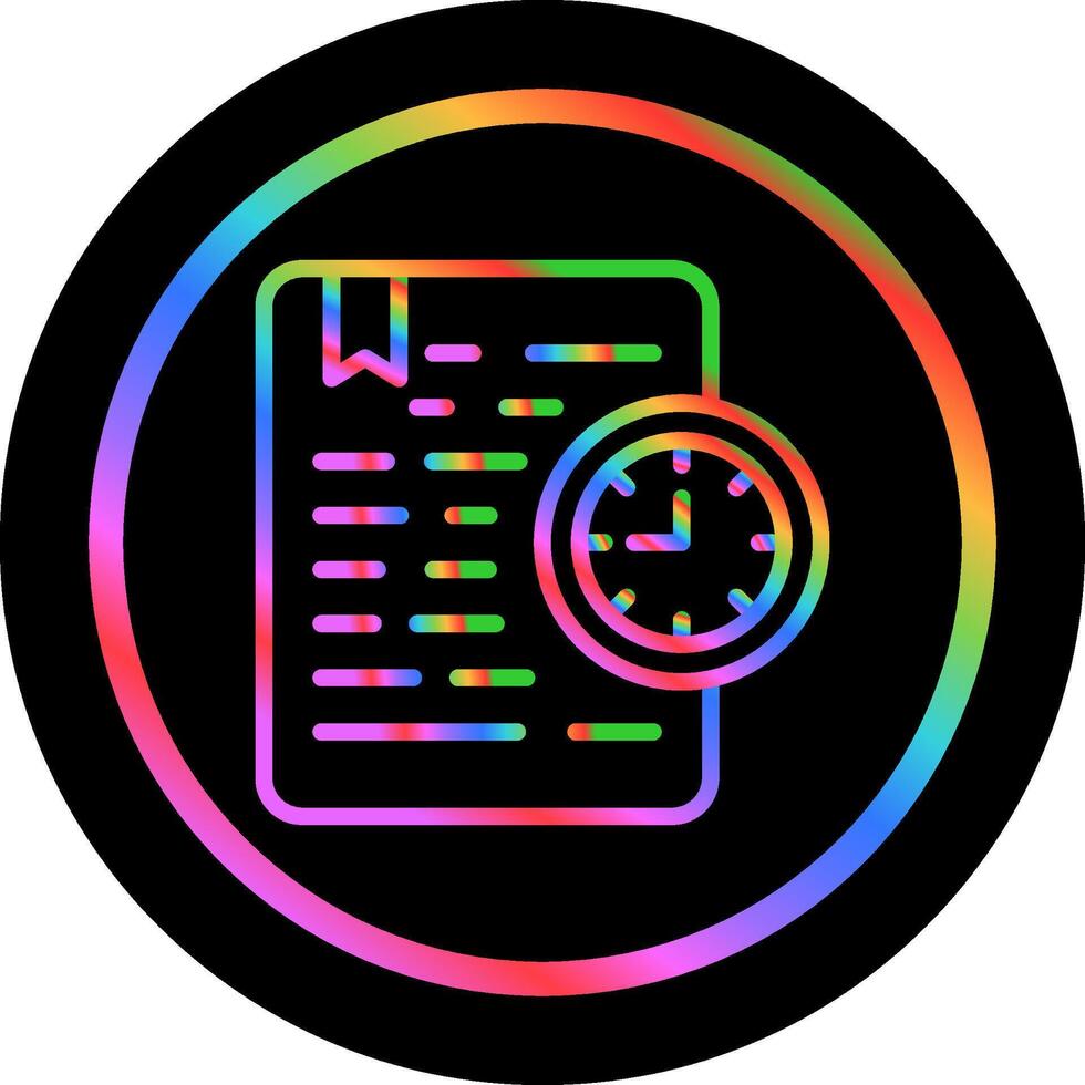 Document Expiration Vector Icon
