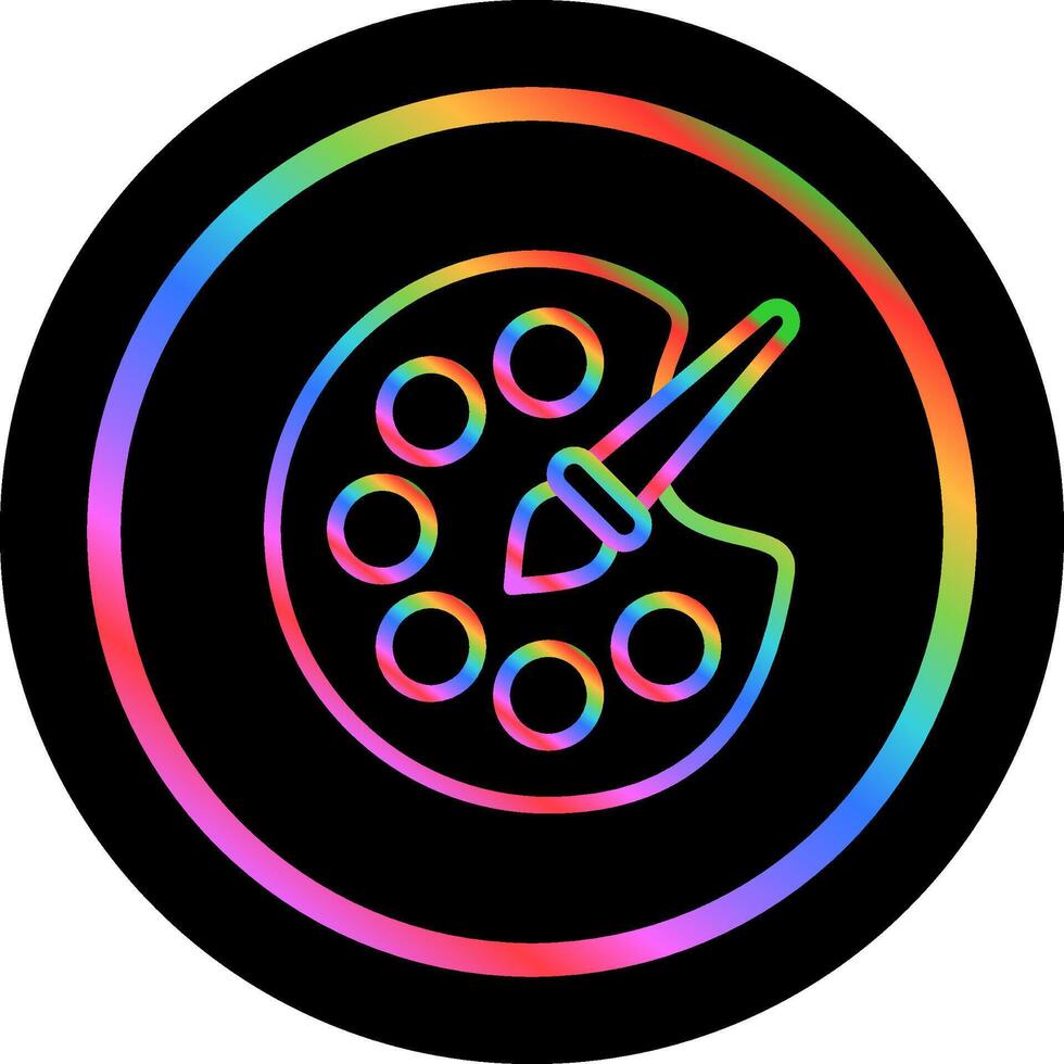 Artist Palette Vector Icon