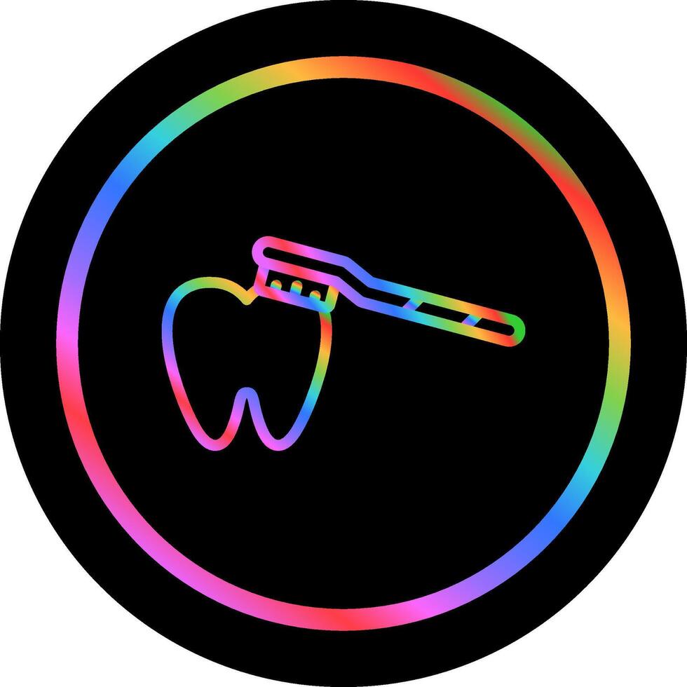 Brushing Teeth Vector Icon