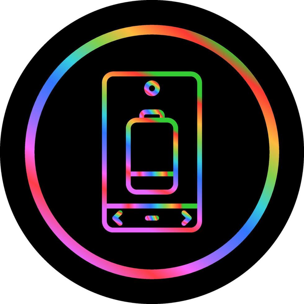 Battery Low Vector Icon