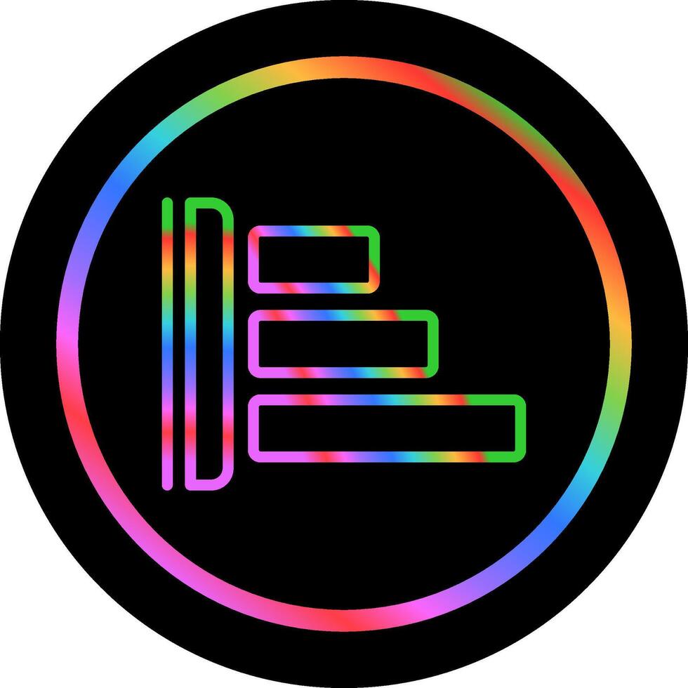 Left Align Vector Icon