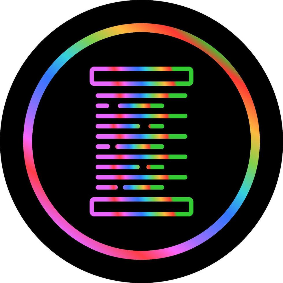 Right Alignment Vector Icon