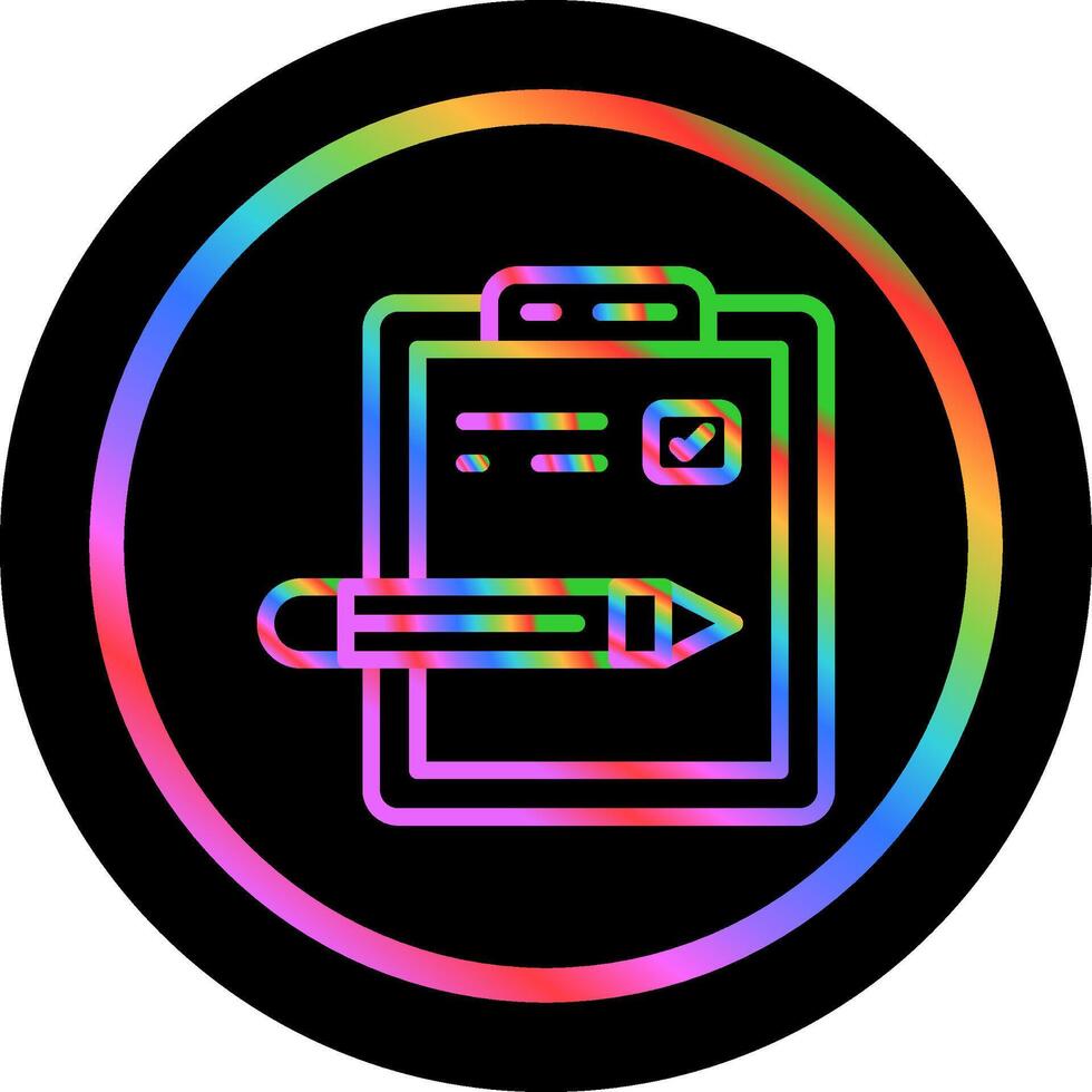 Pen And Paper Vector Icon