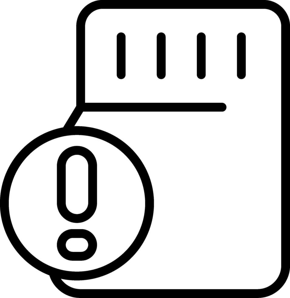 Memory Card Vector Icon