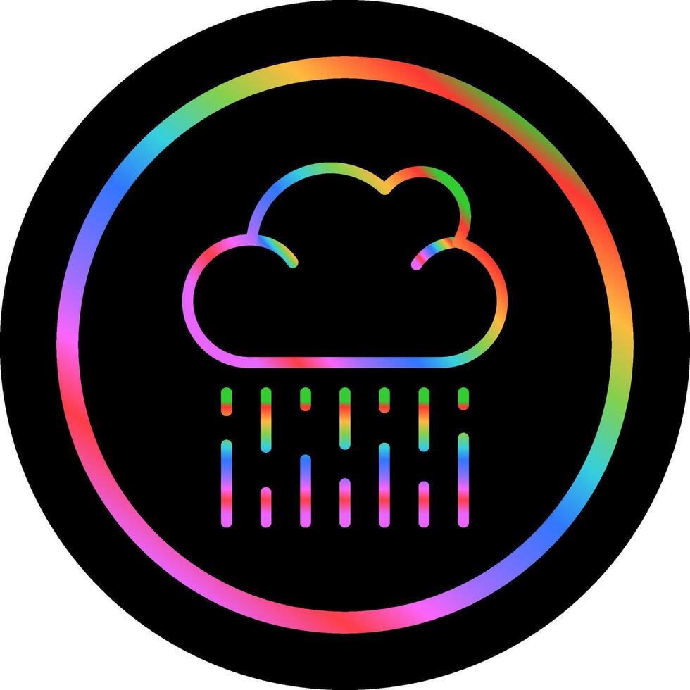 icono de vector de nube