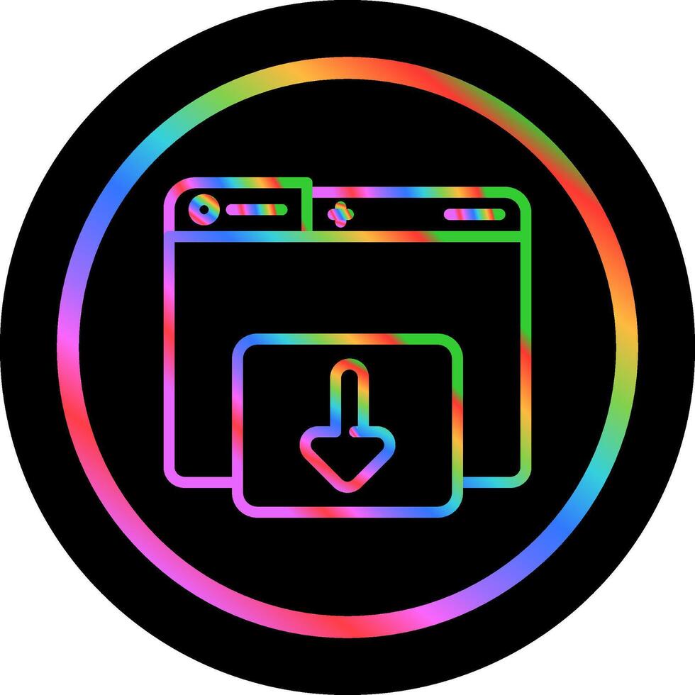 Downloading Vector Icon