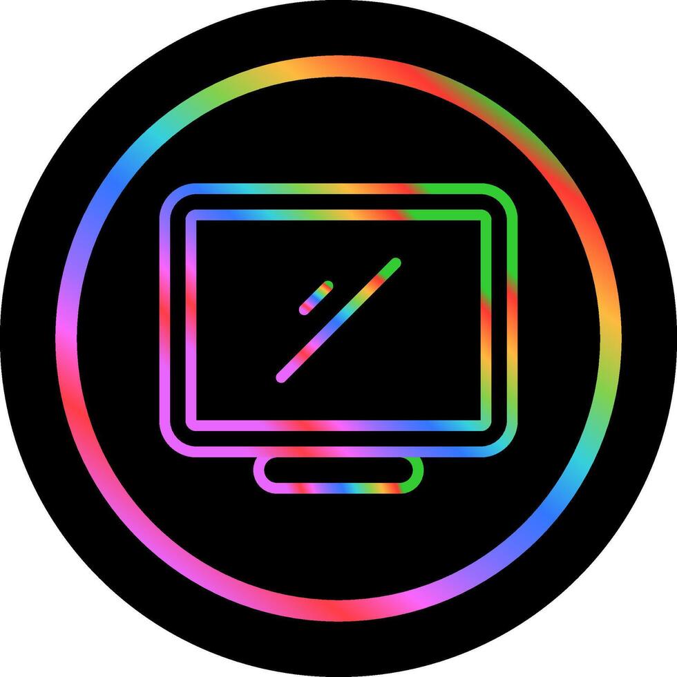 Desktop Computer Vector Icon