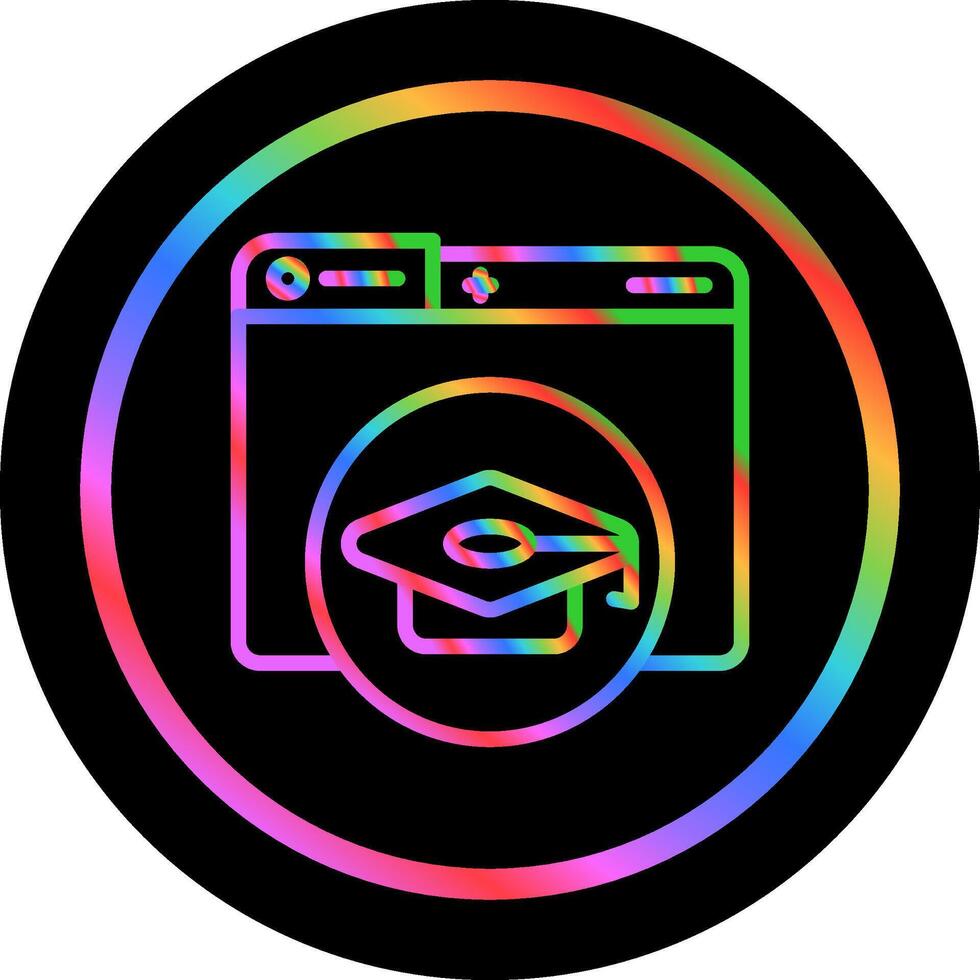 Online Education Vector Icon