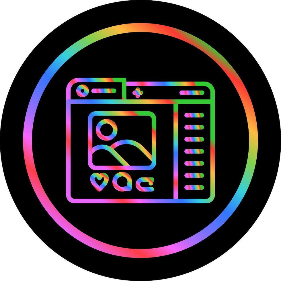 Social Media Vector Icon