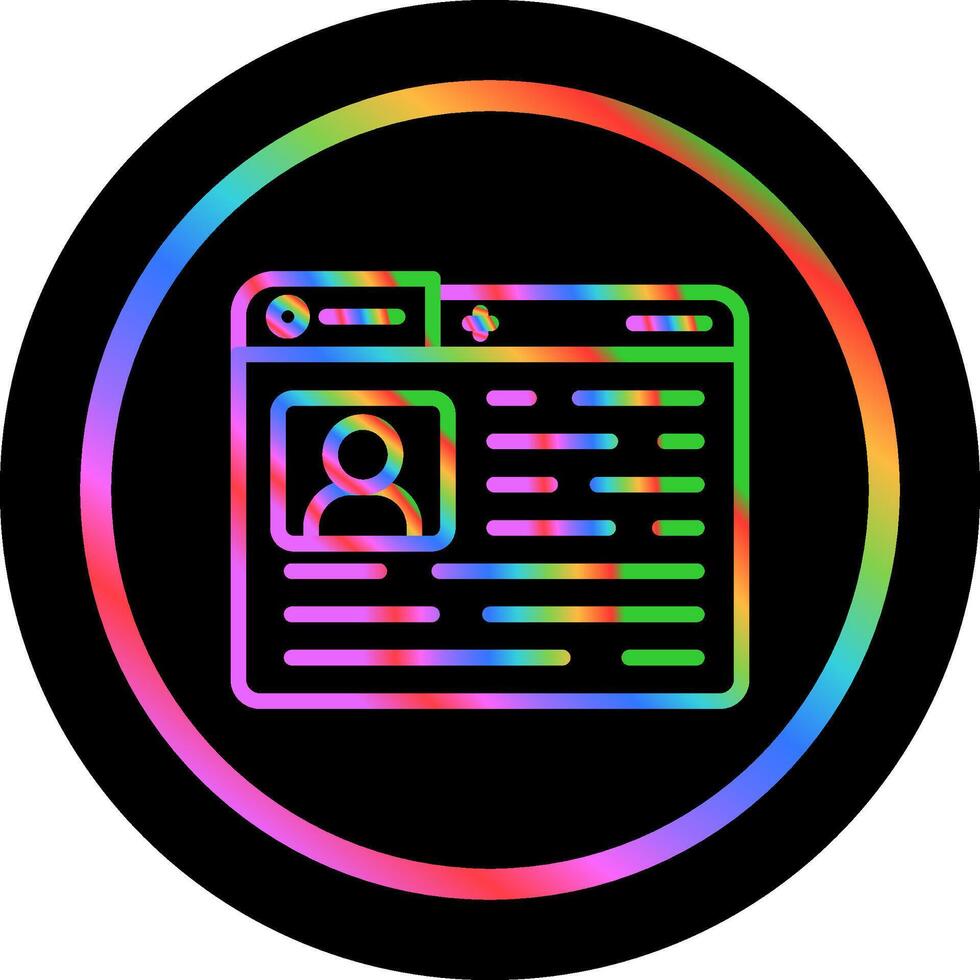 Profile Vector Icon