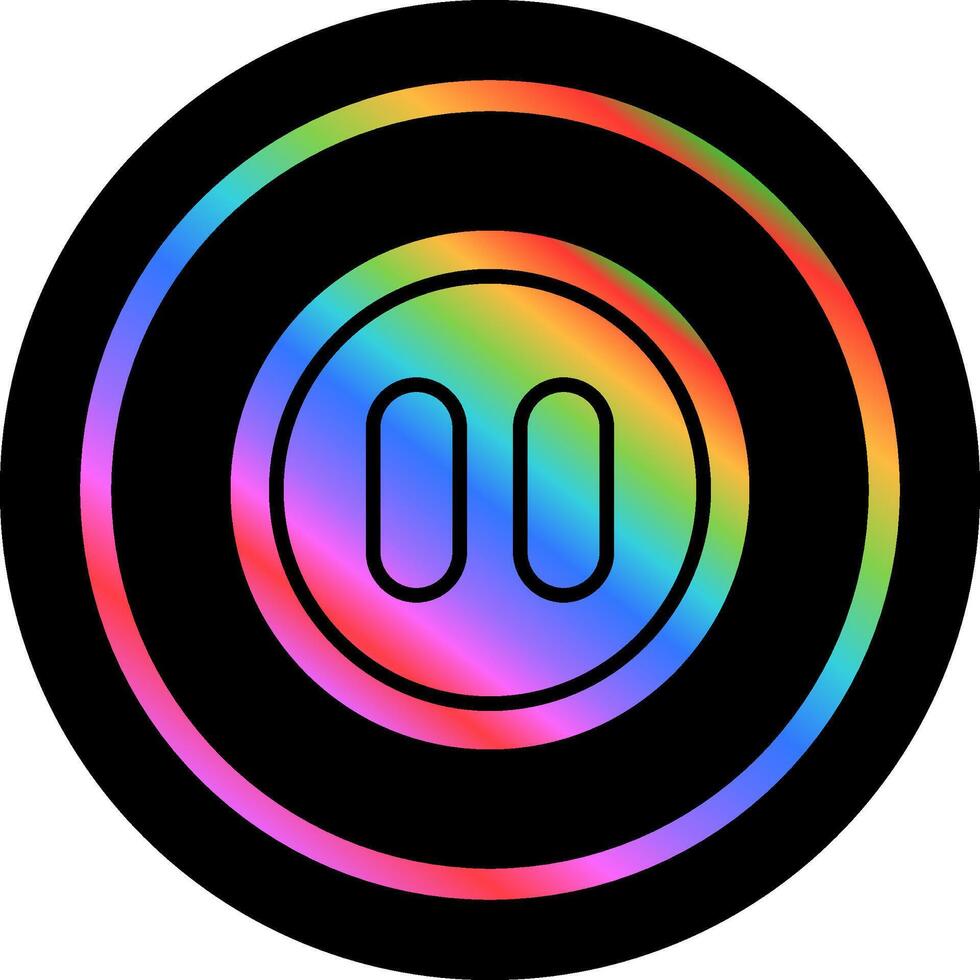 Pause Button Vector Icon