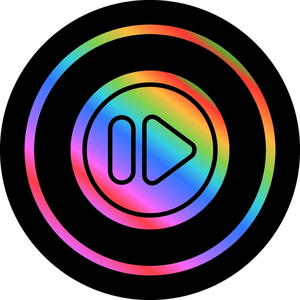 Fast Forward Button Vector Icon