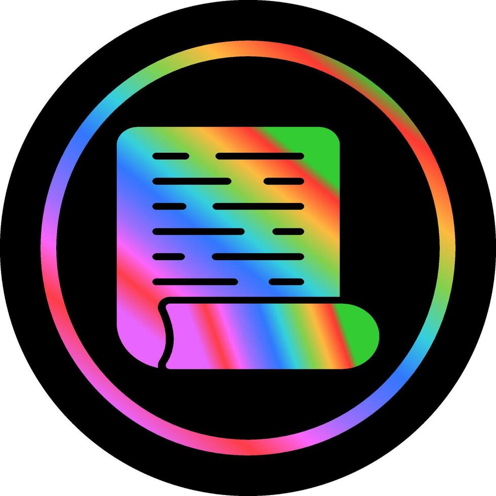 Page with Curl Vector Icon