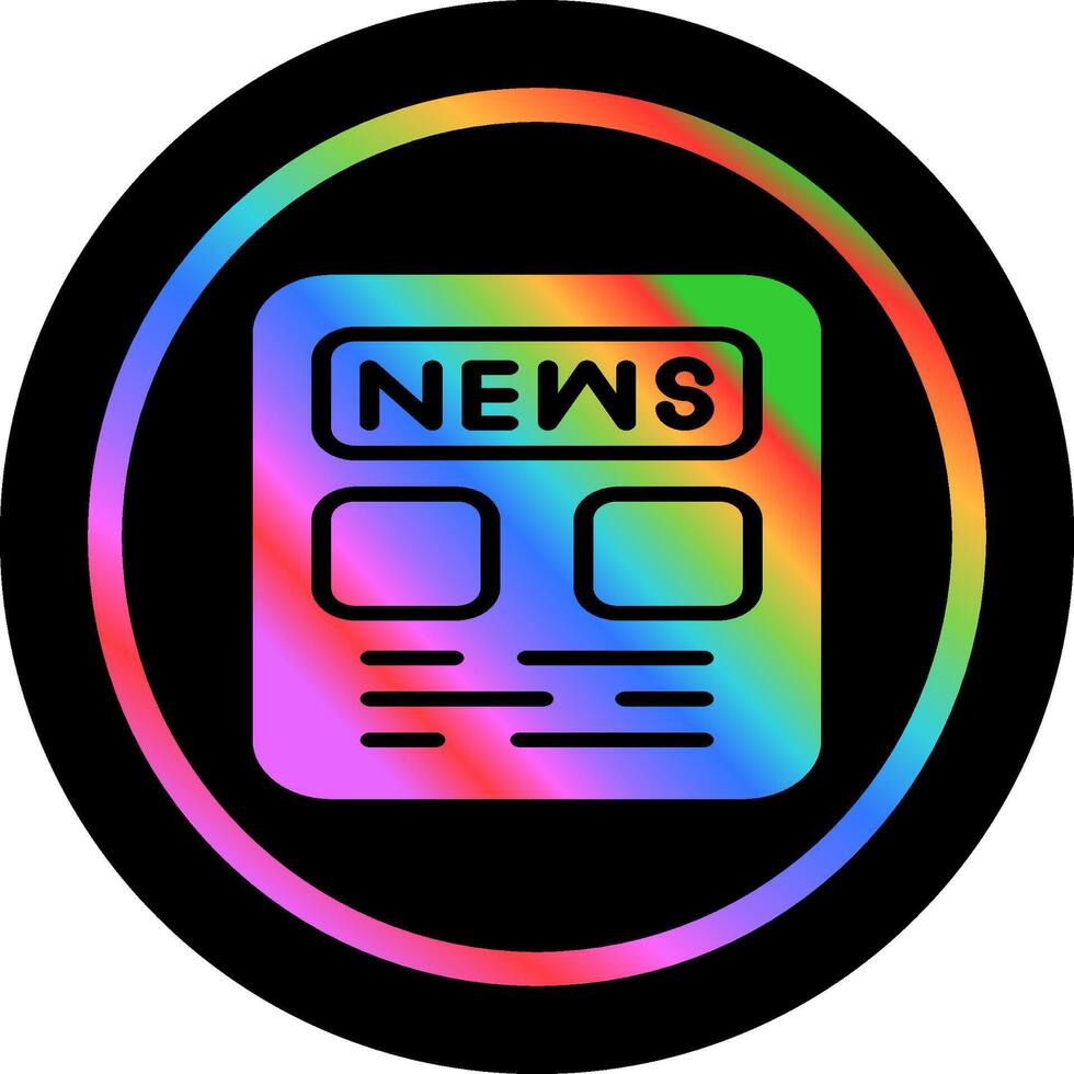 Newspaper Vector Icon