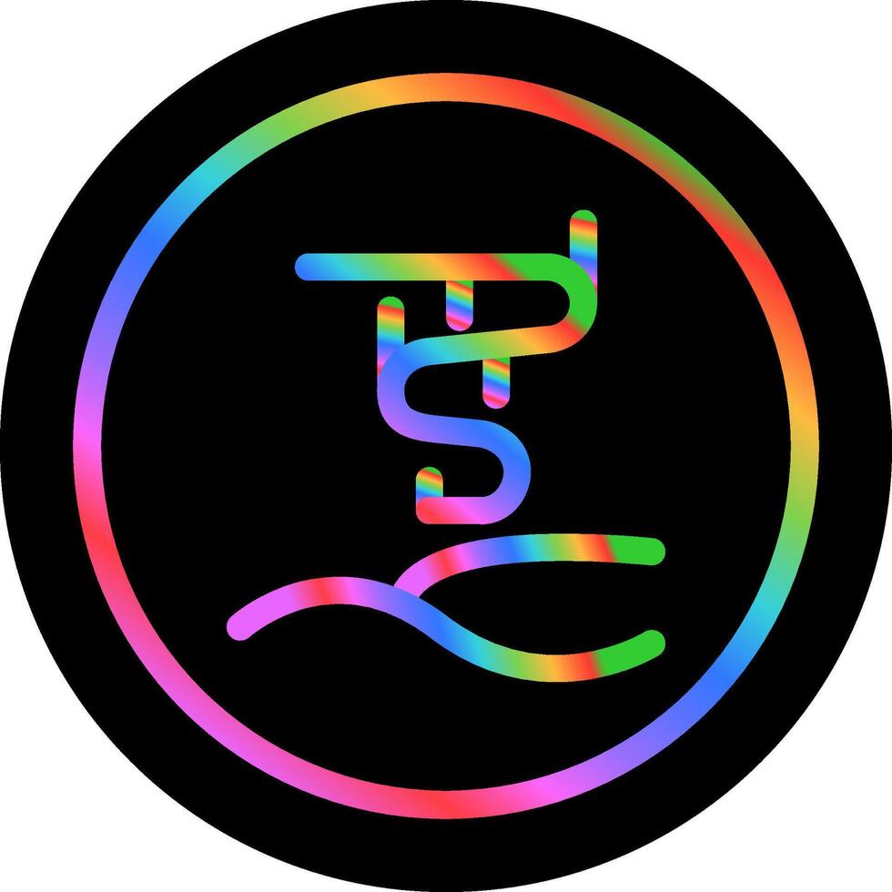 Aurora borealis Vector Icon