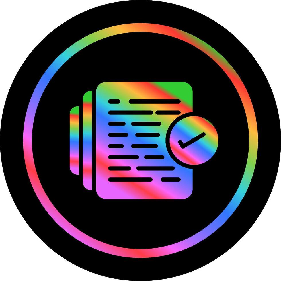 Document Versioning Vector Icon