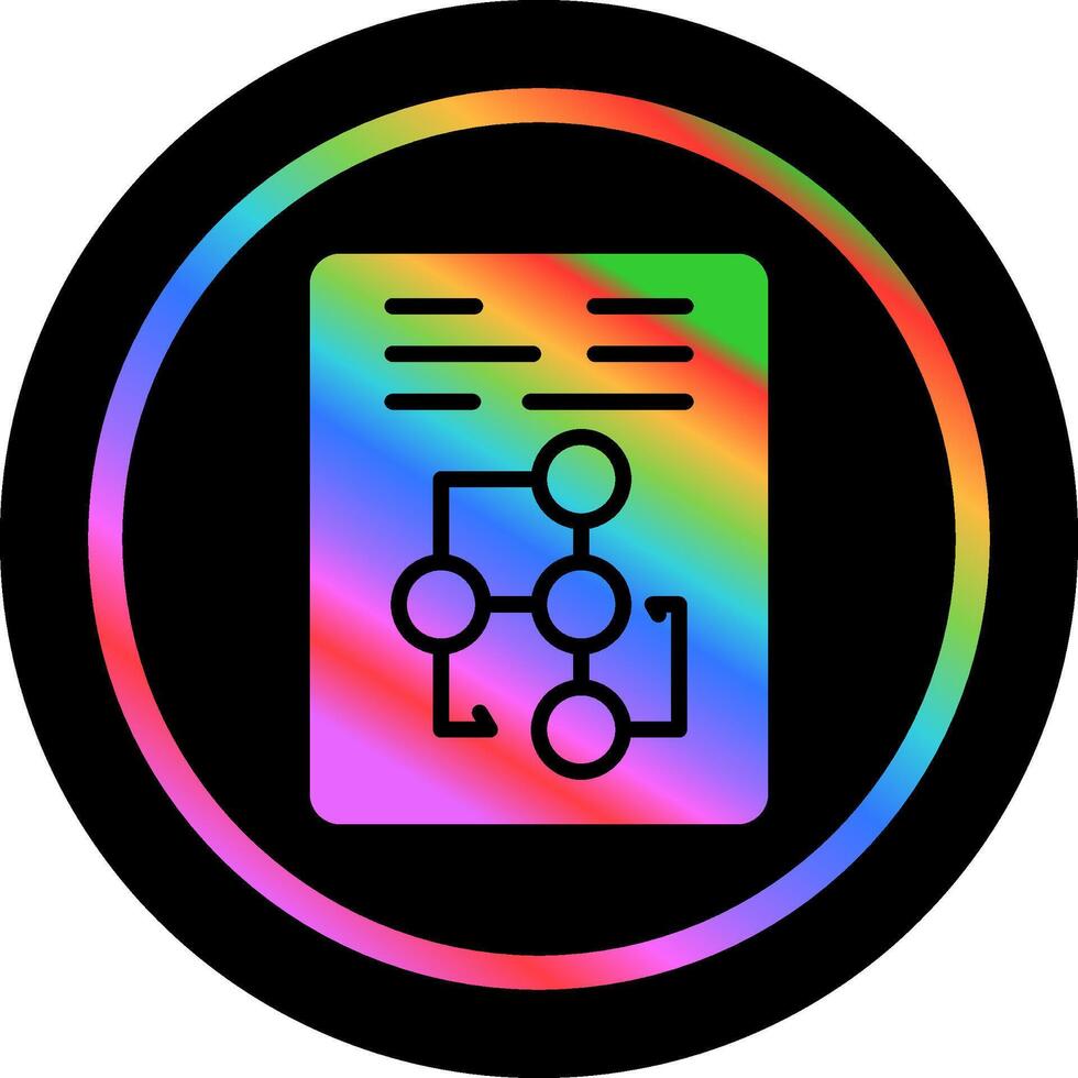 Document Workflow Vector Icon