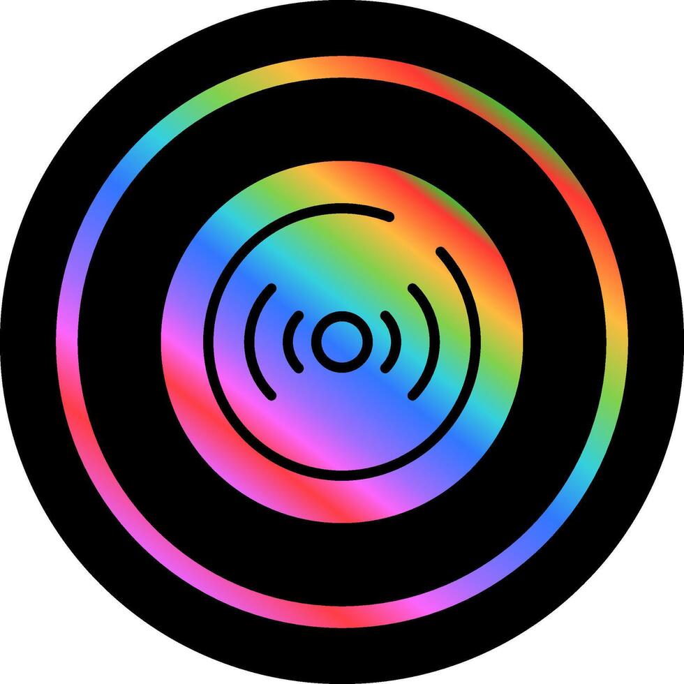 Live Streaming Circle Vector Icon