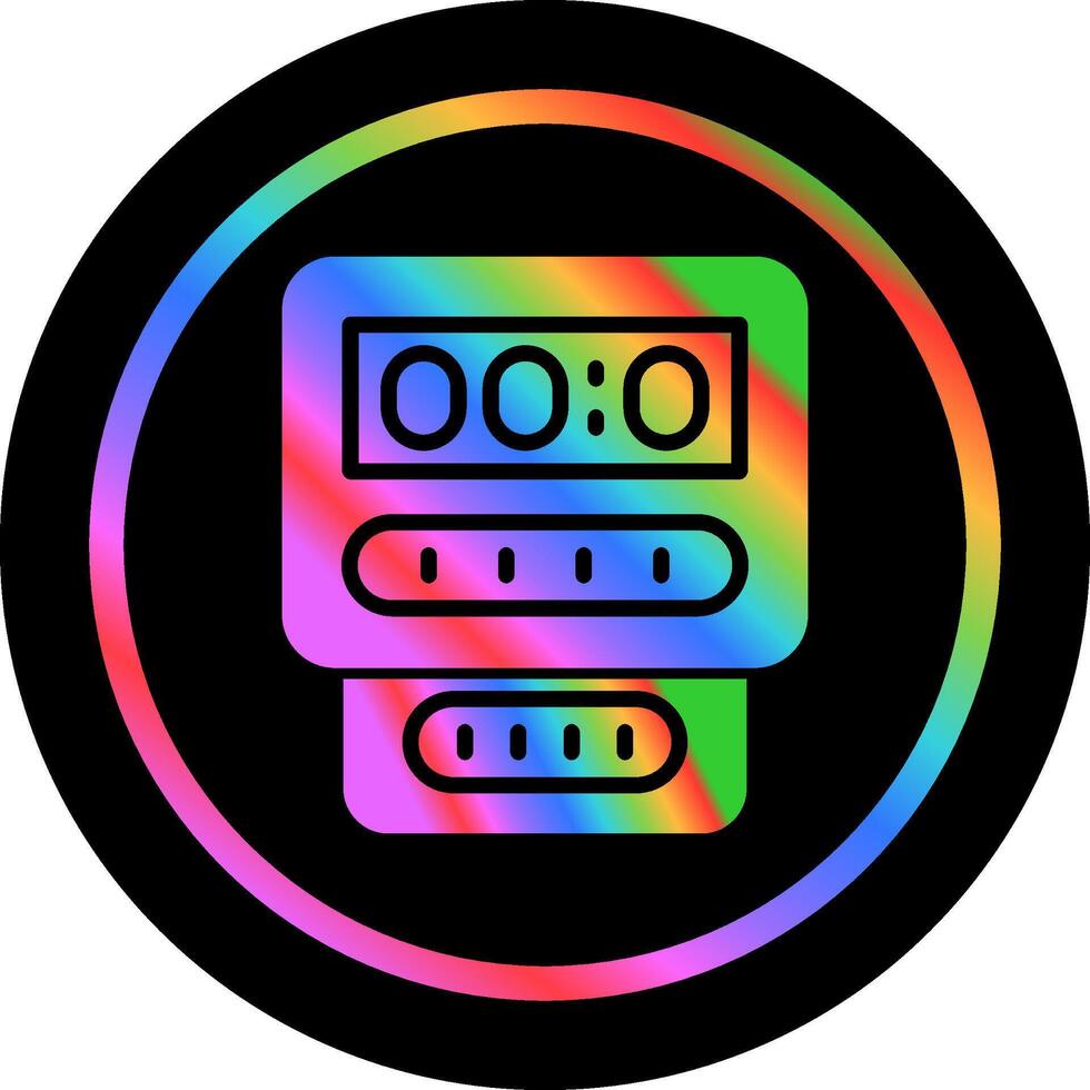 Electric Meter Vector Icon