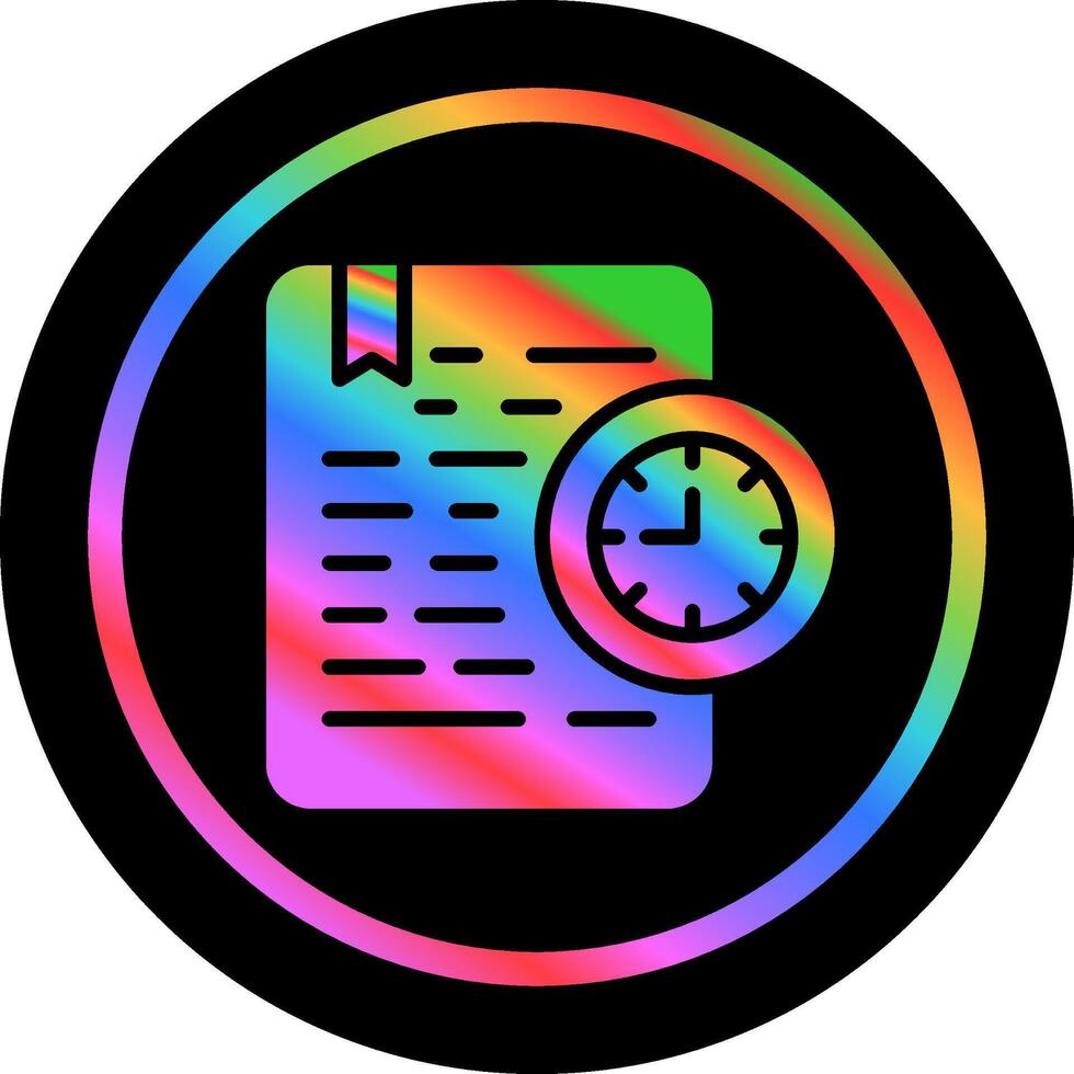 Document Expiration Vector Icon