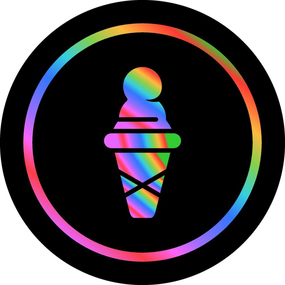 icono de vector de helado