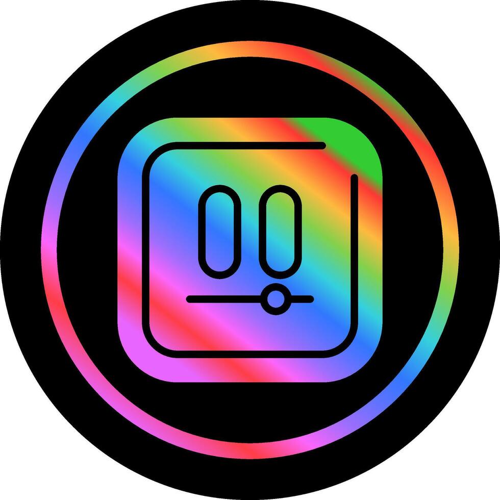 Video Pause Square Vector Icon