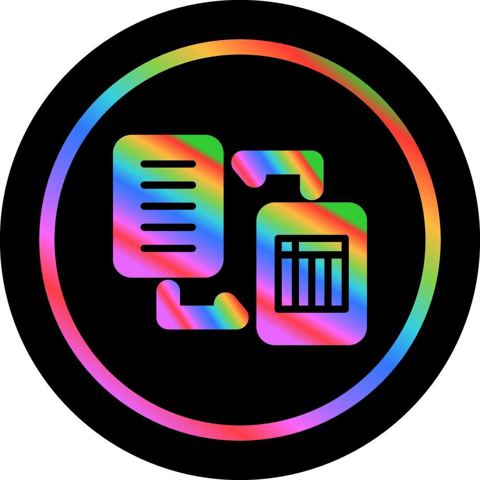 Document Workflow Vector Icon