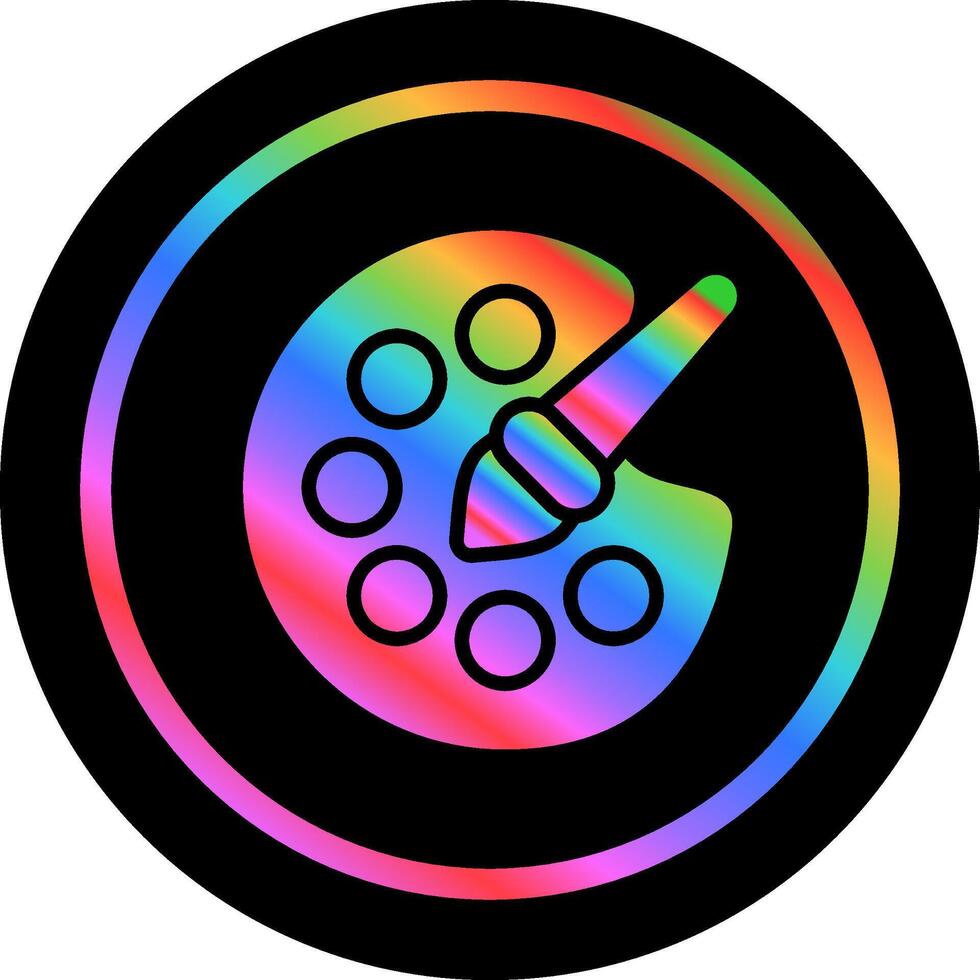Artist Palette Vector Icon