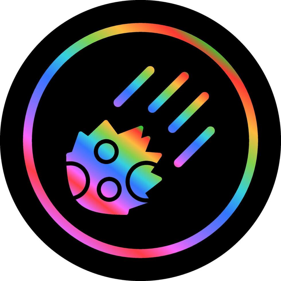 Meteor Vector Icon