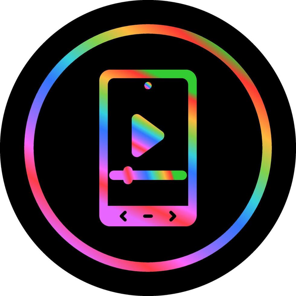 Video Player Vector Icon