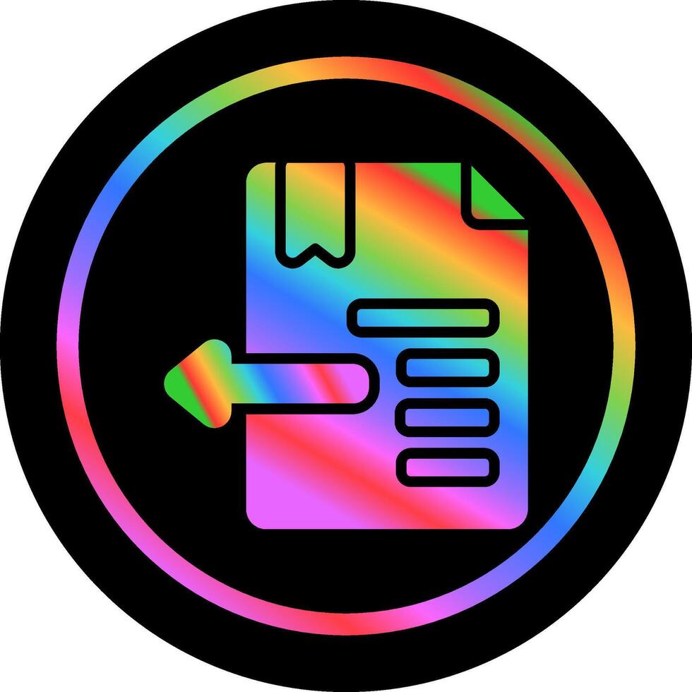 Indent Vector Icon