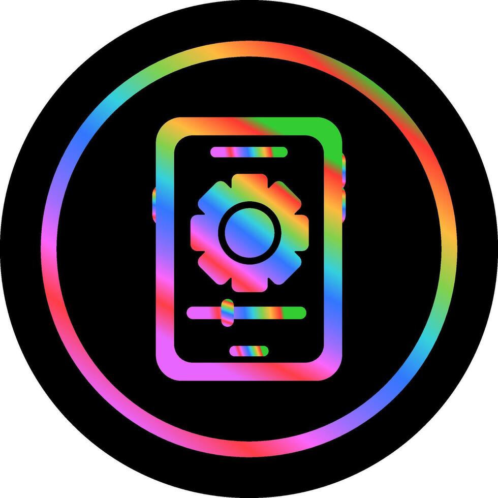 Smartphone Settings Vector Icon