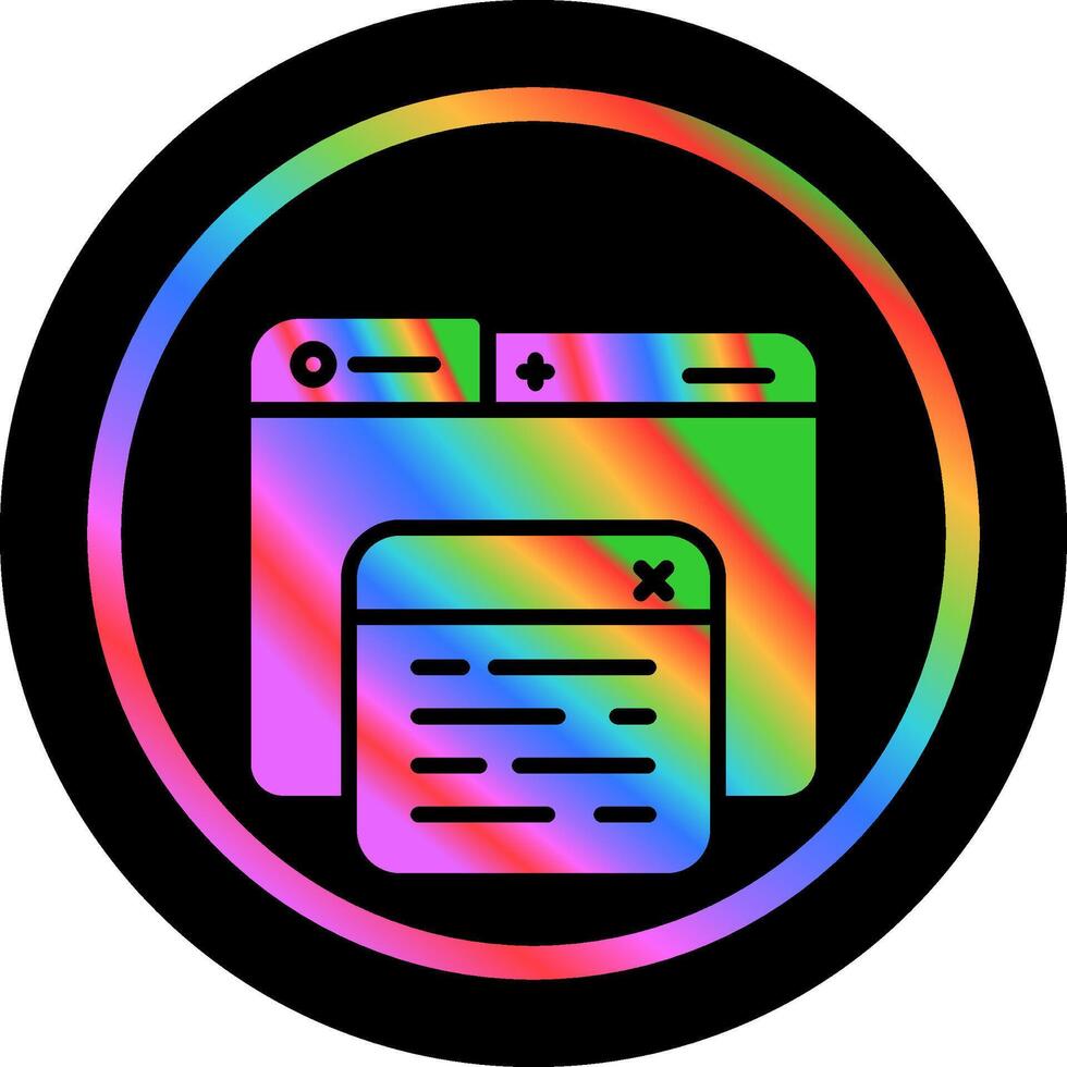 Pop Up Vector Icon